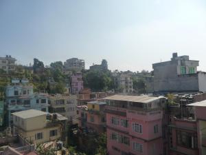 Vista generica su Kathmandu o vista sulla città dall'interno dell'hotel
