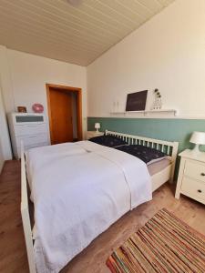 Postel nebo postele na pokoji v ubytování City-Wohnung Salzwedel