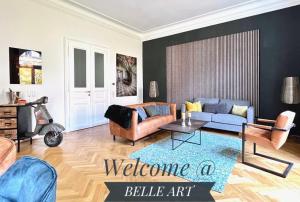 Posedenie v ubytovaní BELLE ART Design Suite im Herzen von Wien