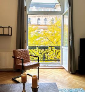 Posedenie v ubytovaní BELLE ART Design Suite im Herzen von Wien