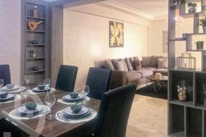 Χώρος καθιστικού στο Chic-Moderne-Cosy. Au cœur du Parc, proche plage