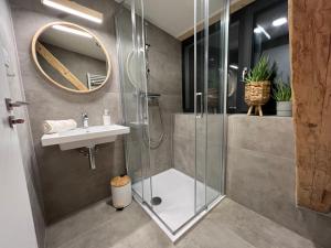 Kopalnica v nastanitvi Apartmány NONE