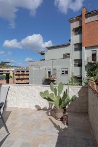 A balcony or terrace at Appartamento con terrazza vicino al Vaticano