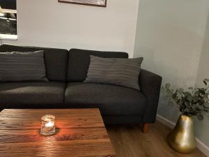 Posezení v ubytování Jonstrupvejens Apartments Lejl B