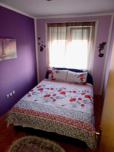 Postel nebo postele na pokoji v ubytování Lovely L home BN centar -Rent a car automatic