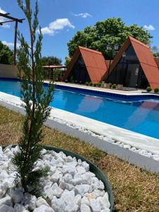 Bazén v ubytování Villa Suíça Ibiapaba nebo v jeho okolí