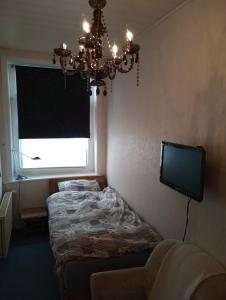 TV a/nebo společenská místnost v ubytování Damm 10 Appartement