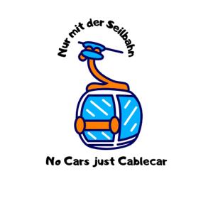 a cartoon of a car with the words no cars just callez at Christophorushütte am Feuerkogel in Ebensee