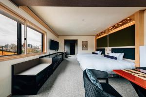 Posezení v ubytování Hotel Alza Kyoto
