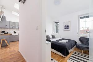 Kuchyňa alebo kuchynka v ubytovaní Radziwiłłowska Apartment Cracow Planty by Noclegi Renters