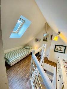 Posteľ alebo postele v izbe v ubytovaní LE GRAND LARGE Superbe appartement vue sur mer