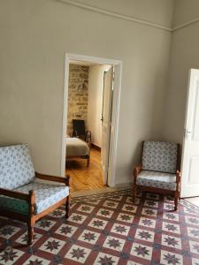Posezení v ubytování ThePlatres.Nest