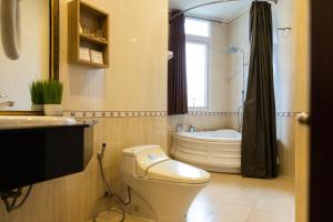 Koupelna v ubytování Hoang Loc Hotel