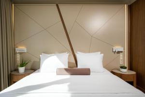 Postel nebo postele na pokoji v ubytování Hotel Klassik Berlin
