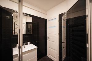 Koupelna v ubytování Central Chill Apartman