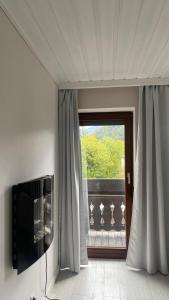 Televízia a/alebo spoločenská miestnosť v ubytovaní Bad Ischl - Central & Quiet Apartment