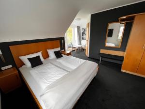 Postel nebo postele na pokoji v ubytování Landhaus Hohly