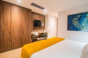 TV a/nebo společenská místnost v ubytování Hotel Zi One Luxury