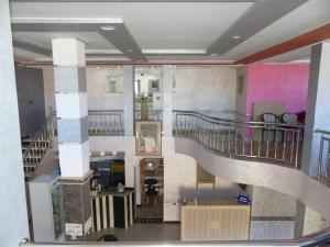 a view of a spiral staircase in a building at Dar Diafa Chez Anaam in Er Rachidia