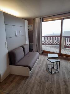 Posezení v ubytování Chalet L'Hermine