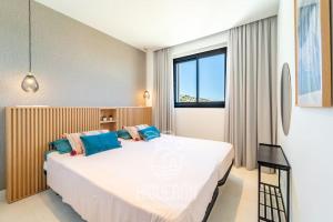 Posteľ alebo postele v izbe v ubytovaní HigueronRentals Casa Linda