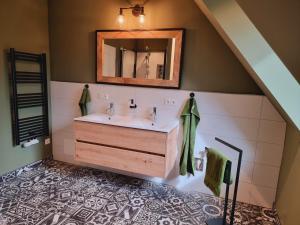 Koupelna v ubytování Ferienwohnung Rehblick Spreewaldferien-Burg
