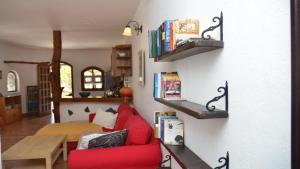 Posezení v ubytování Casa Corma