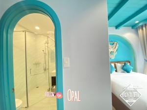 Koupelna v ubytování Riverside Mini Hotel Grand World Phu Quoc