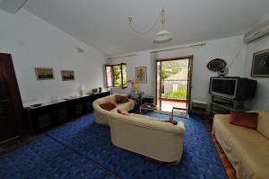 TV a/nebo společenská místnost v ubytování Apartment XXL Rio