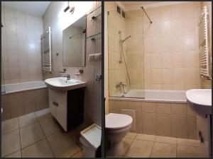 Kúpeľňa v ubytovaní APARTAMENTY TR 11 Apartament nr 6 + 14 fotografií