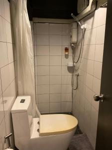 Koupelna v ubytování Capsule Hostel Chiangkhan