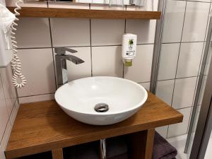 Koupelna v ubytování Landhaus Hohly
