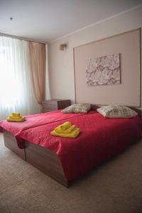 Säng eller sängar i ett rum på Livadiya Inn