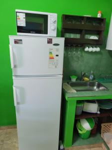 Η κουζίνα ή μικρή κουζίνα στο EL RINCON DE ROSA 2