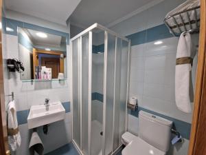 Koupelna v ubytování Hostal Fidalgo