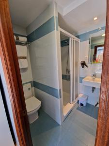 Koupelna v ubytování Hostal Fidalgo