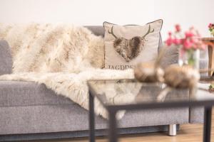 Posezení v ubytování Zeit.Glück Appartements