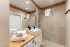 Kúpeľňa v ubytovaní Apartament WILLOW TREE SurfingBird Dźwirzyno + 14 fotografií