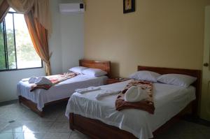 Voodi või voodid majutusasutuse Hostal Andry toas