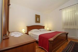 Postel nebo postele na pokoji v ubytování Luna in Marčana (Haus für 4-6 Personen)