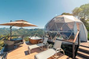 Příroda nedaleko luxury tent