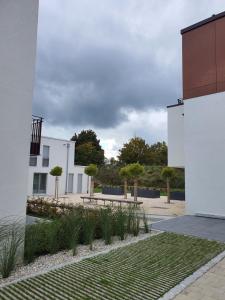 Zahrada ubytování Luxus Apartment in Burghausen