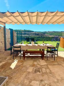 Patio alebo iná vonkajšia časť ubytovania Cal Bertran