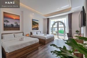 Ένα ή περισσότερα κρεβάτια σε δωμάτιο στο MSing CityLoft