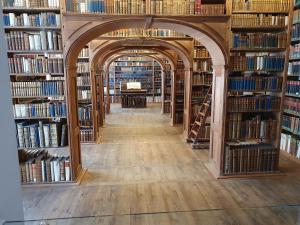 Knihovna v bed and breakfast