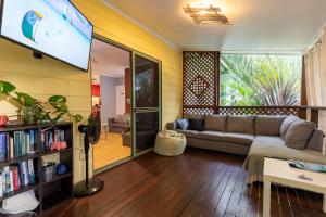 Posezení v ubytování KiteSurf 1770 Beach House
