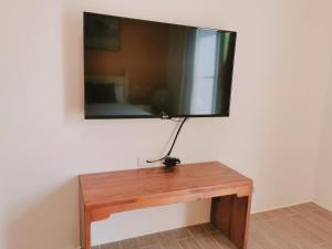 TV a/nebo společenská místnost v ubytování Yilan Beitou NO.117