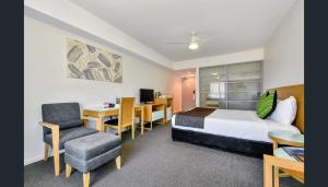 Uma cama ou camas num quarto em Pandanus