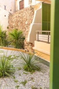 Fréjus Appart'S في فريجوس: مبنى فيه نباتات امام مبنى