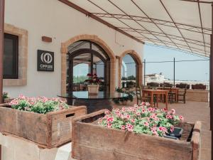 Balkón nebo terasa v ubytování Oppure - Masseria Moderna